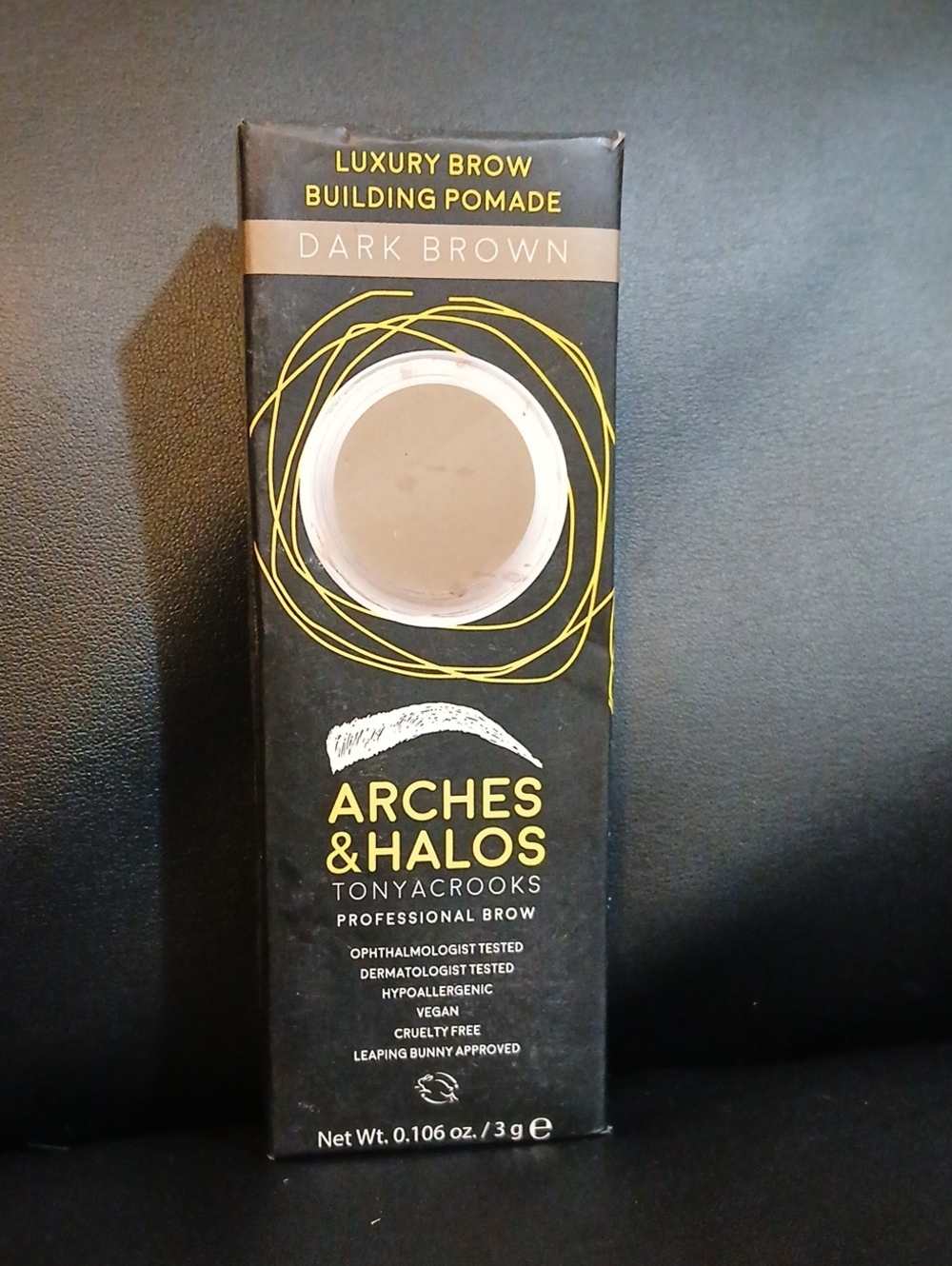 Arches & Halos Luxury Brow Building Pomade - Dark Brown